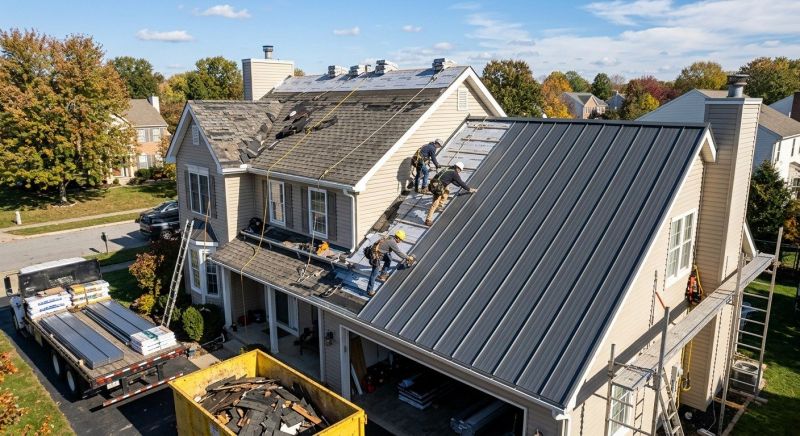 Aluminum Roof Replacement in Sullivan County, NH