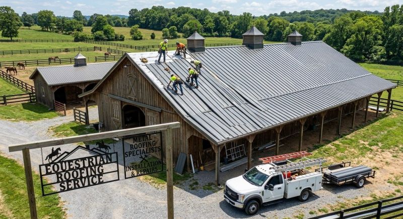 Barn Roof Installation in New London, NH
