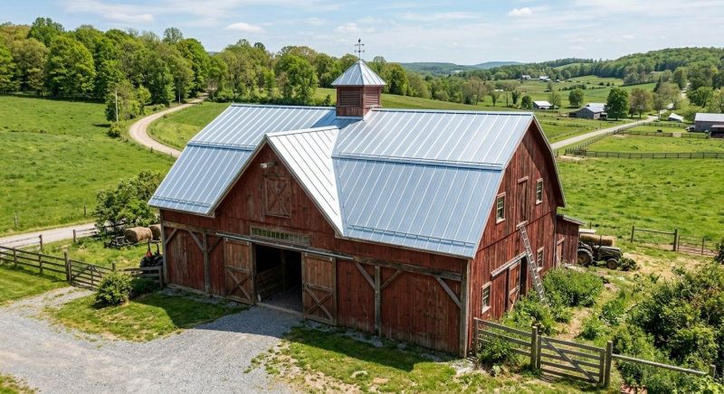 Barn Roof Replacement in Canterbury, NH