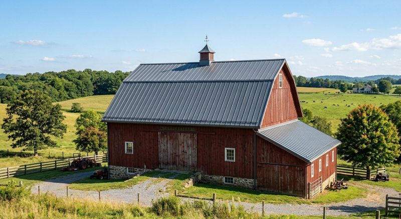 Barn Roof Replacement in Grafton County, NH