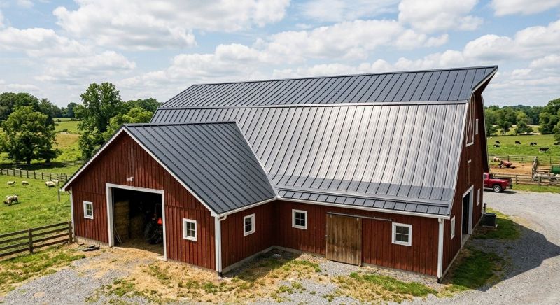 Barn Roof Replacement in Lebanon, NH