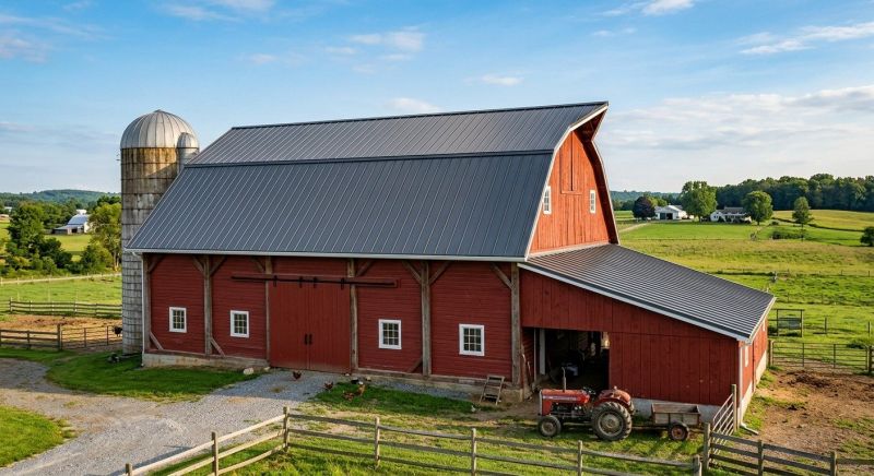 Barn Roof Replacement in Windsor, VT