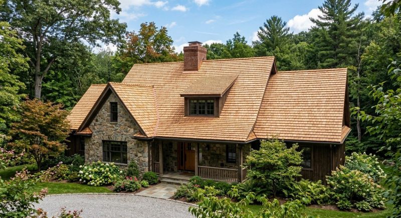 Cedar Roof Construction in New London, NH