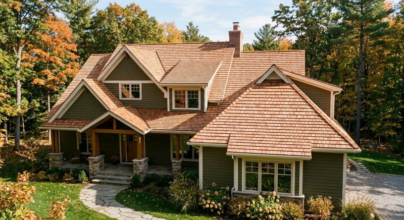 Cedar Roof Installation in Contoocook, NH