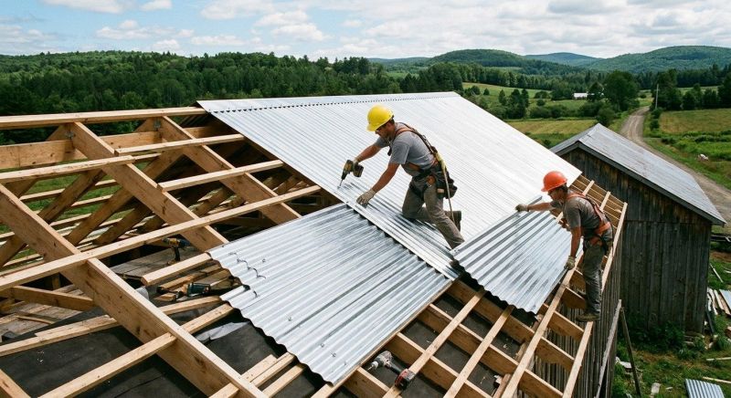 Copper Roof Installation in New London, NH
