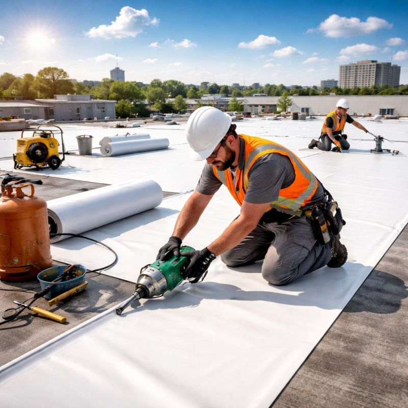 Epdm Roof Installation in Brownsville, VT