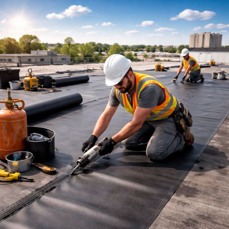 Epdm Roof Installation in Tilton, NH