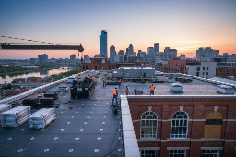 Flat Roof Replacement in Canaan, NH