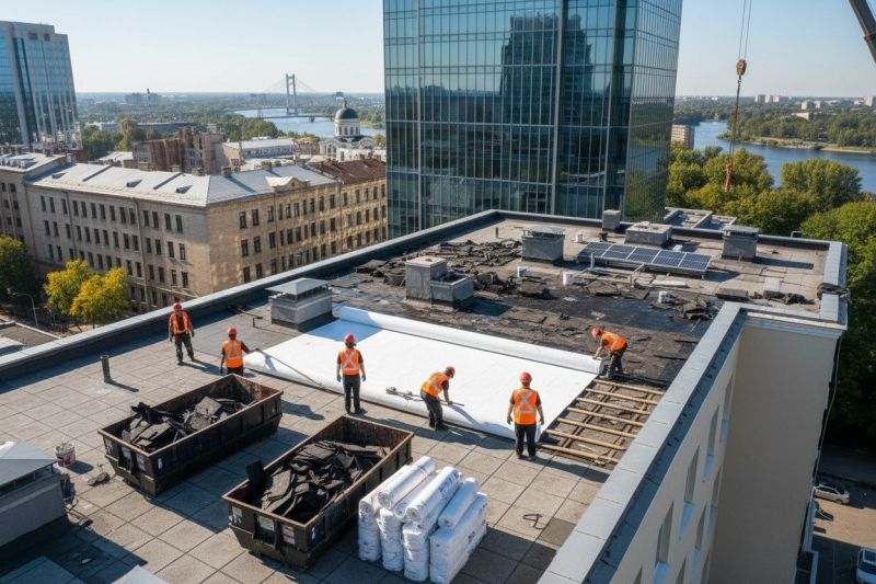 Flat Roof Replacement in Enfield, NH
