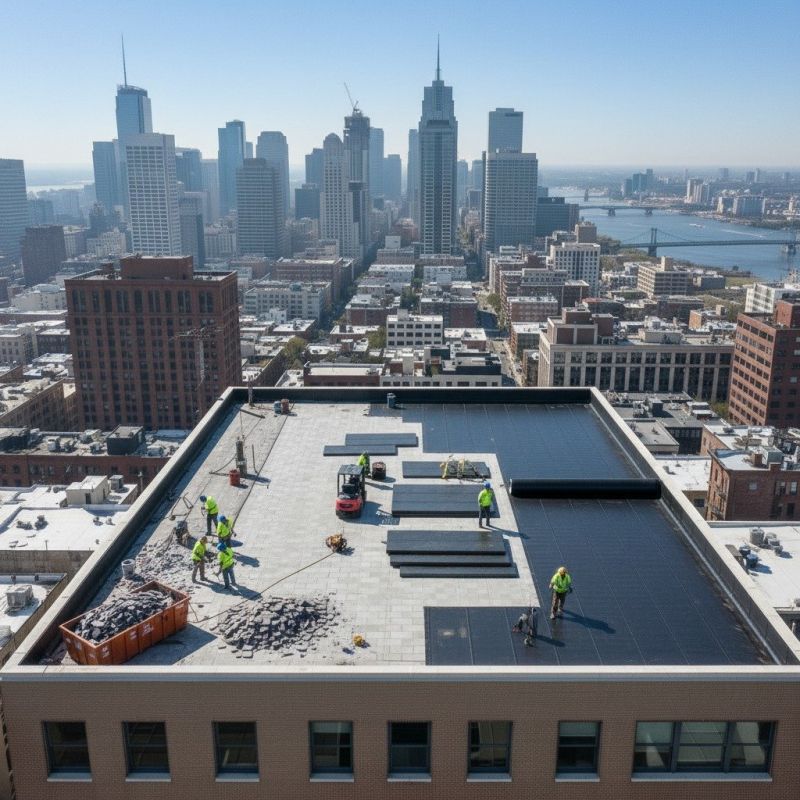 Flat Roof Replacement in Hillsborough, NH