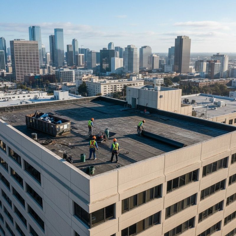 Flat Roof Replacement in Newport, NH
