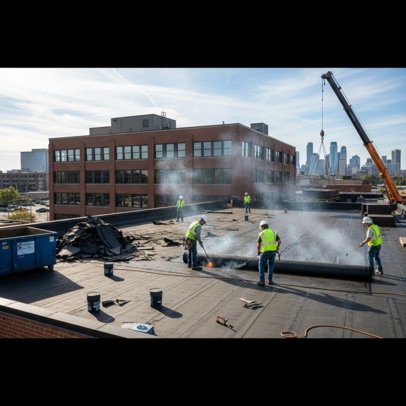 Flat Roof Replacement in Springfield, NH