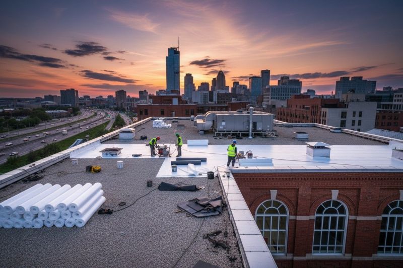 Flat Roof Replacement in Springfield, NH