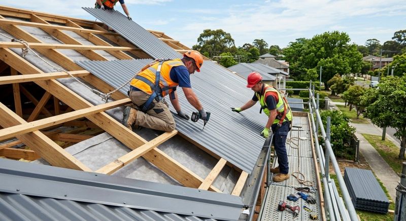 Metal Roof Installation in North Hartland, VT