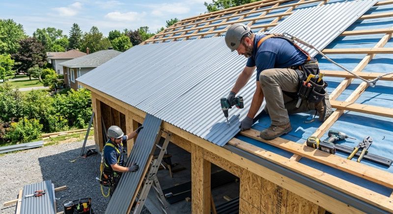 Metal Roof Installation in Windsor, VT