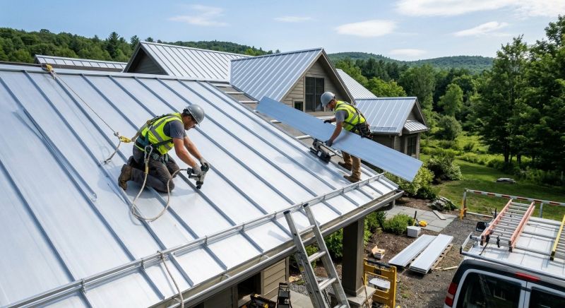 Metal Roof Installation in Windsor, VT