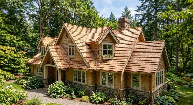 Natural Wood Roof Installation in New London, NH