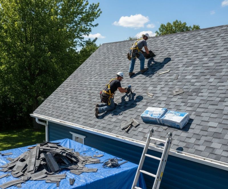 Shingle Roof Replacement in Grantham, NH
