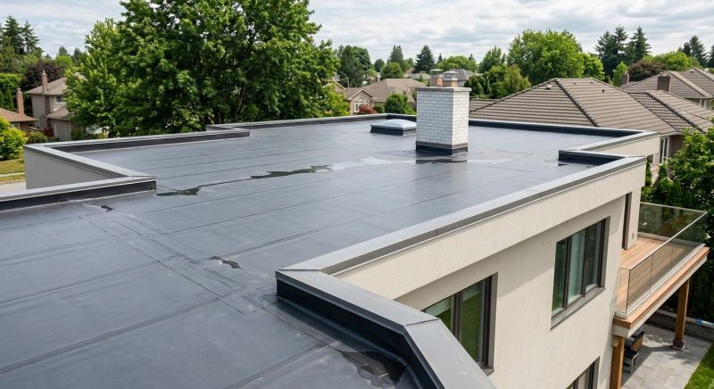 Single Ply Roof Installation in Meriden, NH