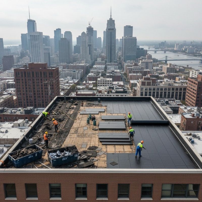Single Ply Roof Replacement in Sunapee, NH