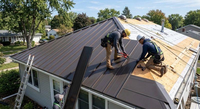 Tin Roof Installation in Brownsville, VT