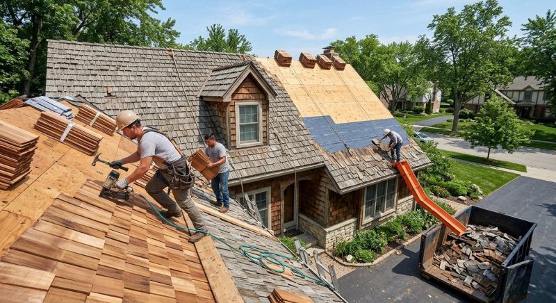 Wood Shake Roof Replacement in White River Junction, VT